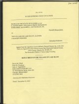 Reply Brief of Village of Lake Bluff